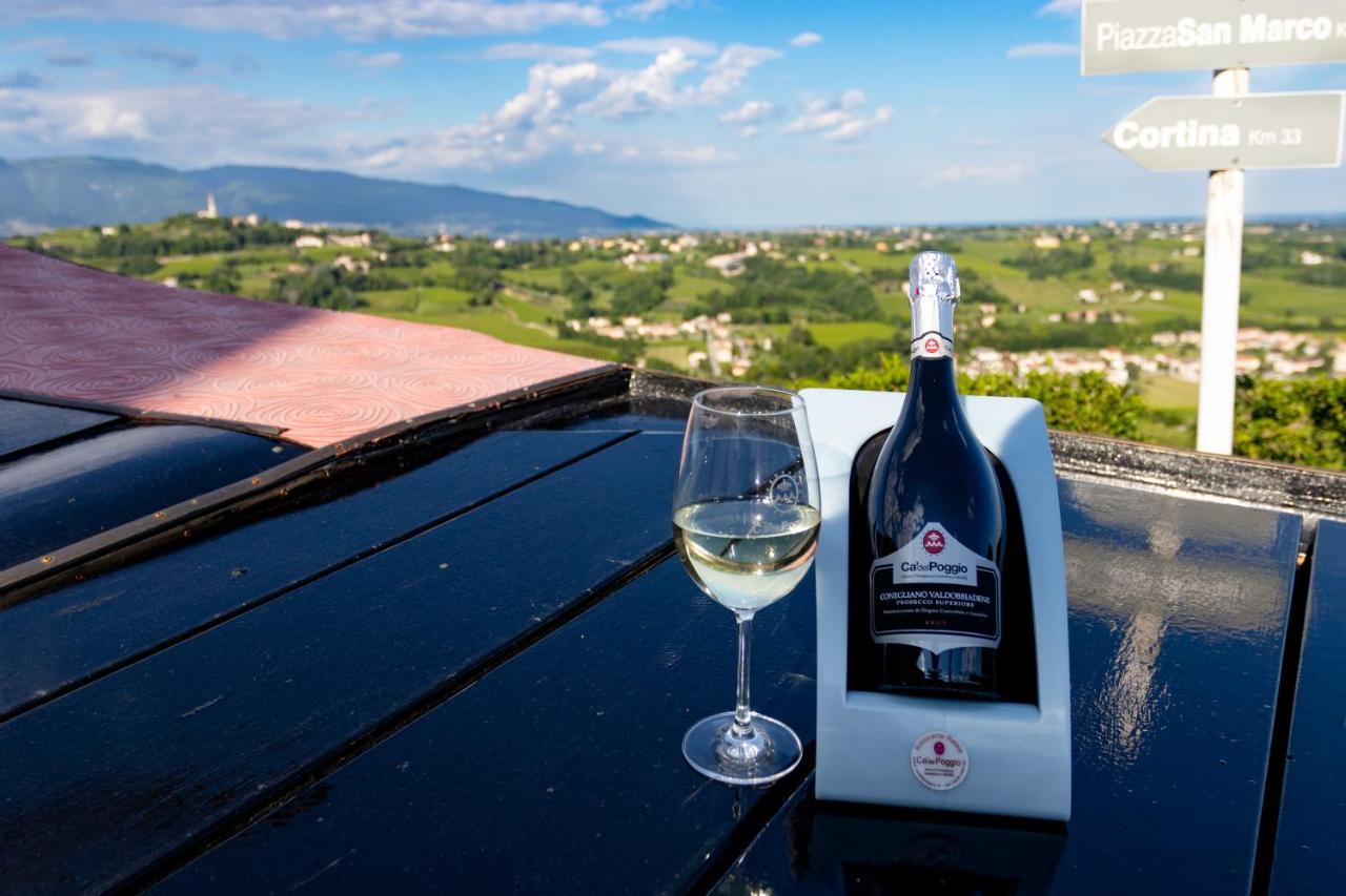 Villa Del Poggio Prosecco Bike Hotel San Pietro Di Feletto Ngoại thất bức ảnh