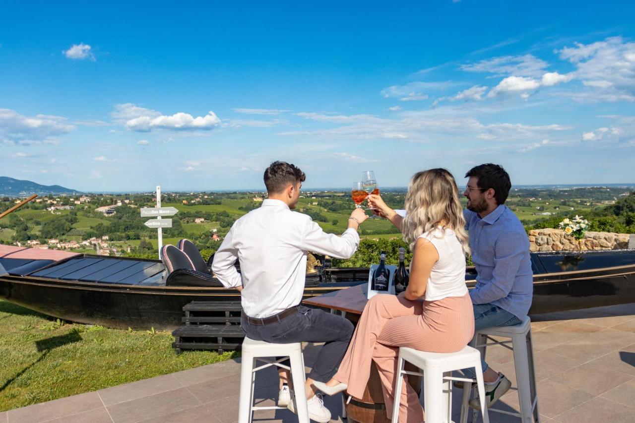 Villa Del Poggio Prosecco Bike Hotel San Pietro Di Feletto Ngoại thất bức ảnh